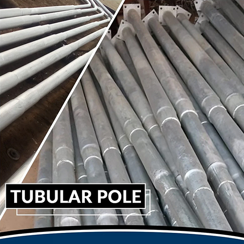 8 Meter Tubular Swaged Pole