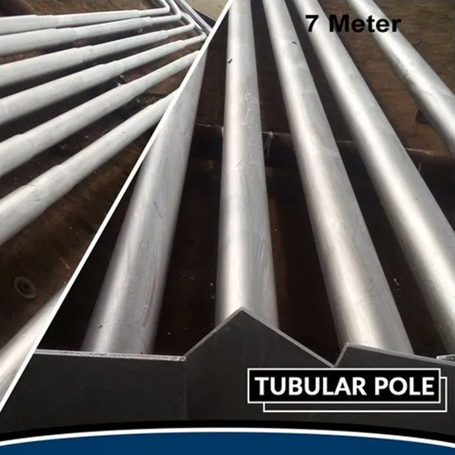 7 Meter Tubular MS Pole