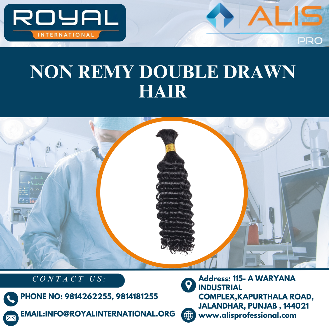 Non Remy Double Drawn Hair