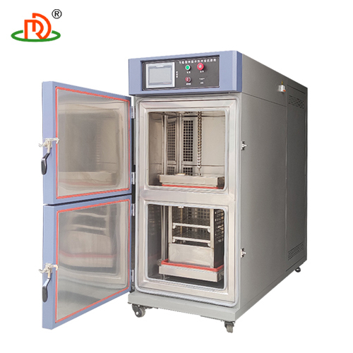 Two Box Type Thermal Shock Test Chamber - Stainless Steel, 240V Electric Power Supply | Manual Operation, Semi-Automatic Control, Quick Recovery Time, User-Friendly Interface