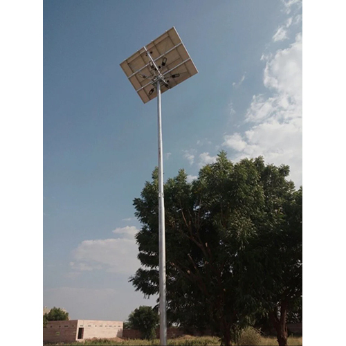 Single-Arm Steel Solar Street Light Pole