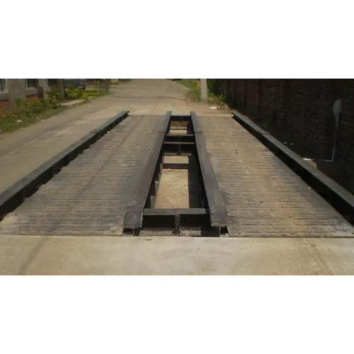 Mild Steel Mobile Weighbridge - Color: Metallic