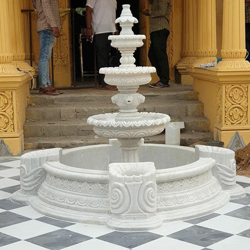 Garden Fountain For Home - Color: White