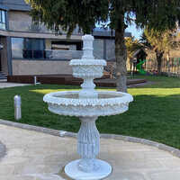 White Marble Garden Fountain - Feature: High Quality
