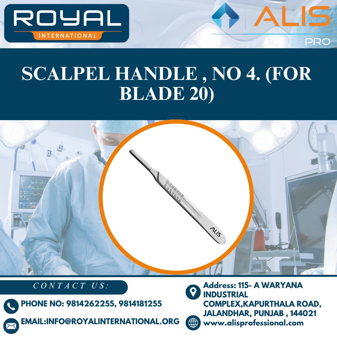 Scalpel Handle , No 4. (For Blade 20)