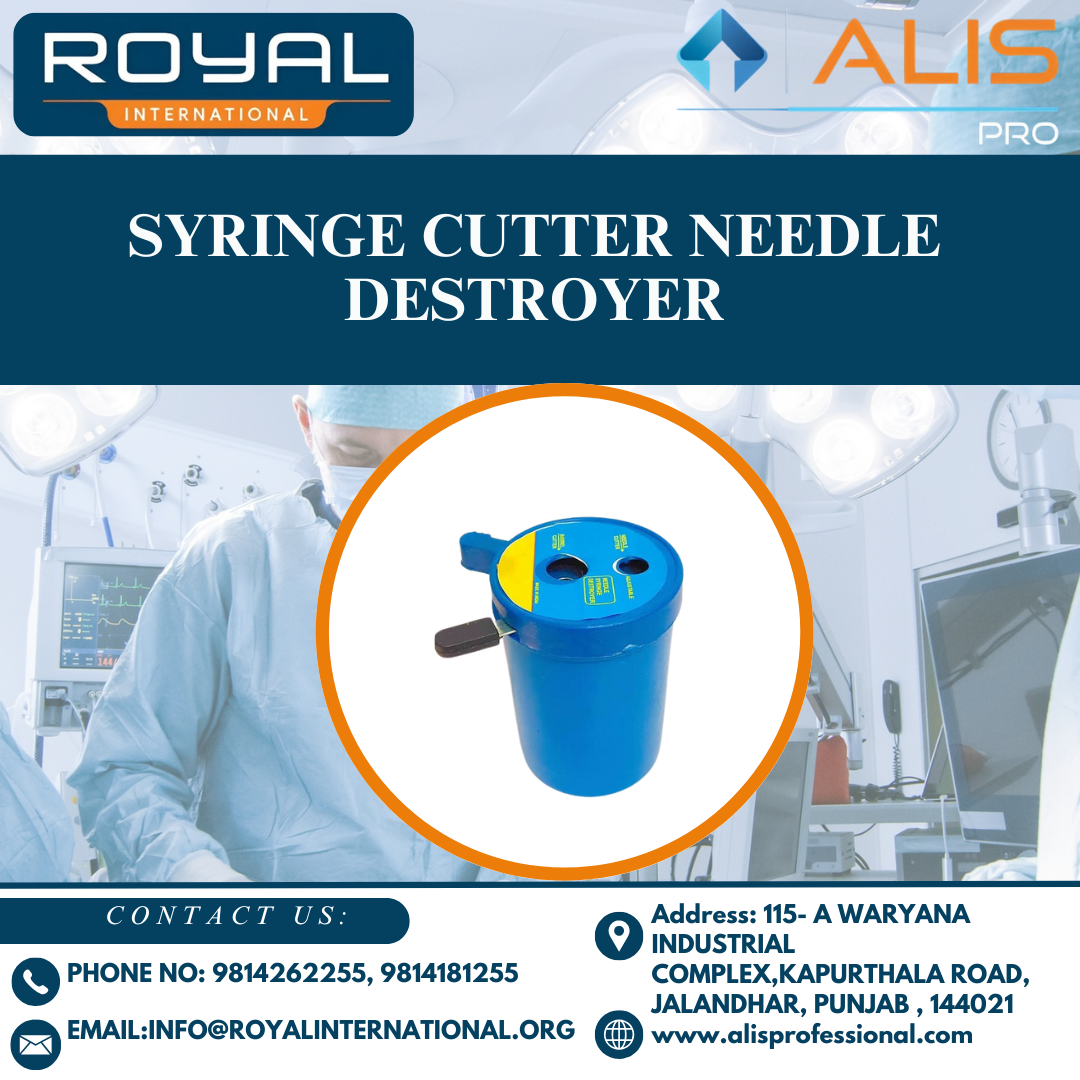 Syringe Cutter Needle Destroyer