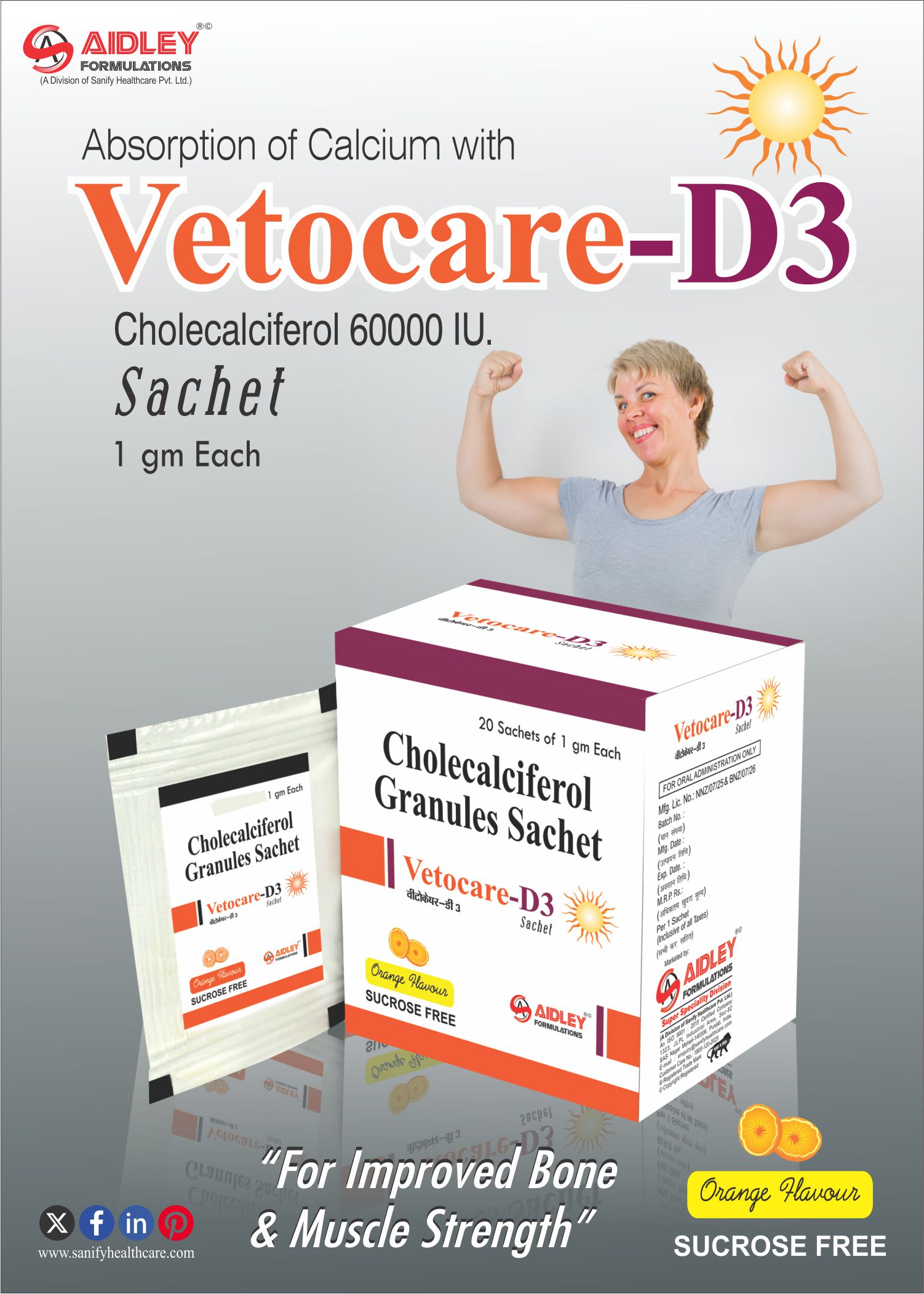 Vetocare-d3 Sachet