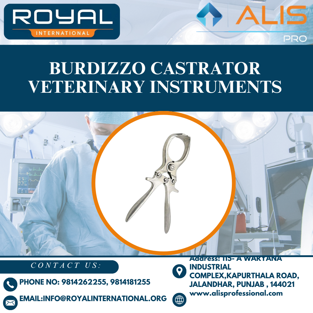 Burdizzo Castrator Veterinary Instruments - Material: Stainless Steel