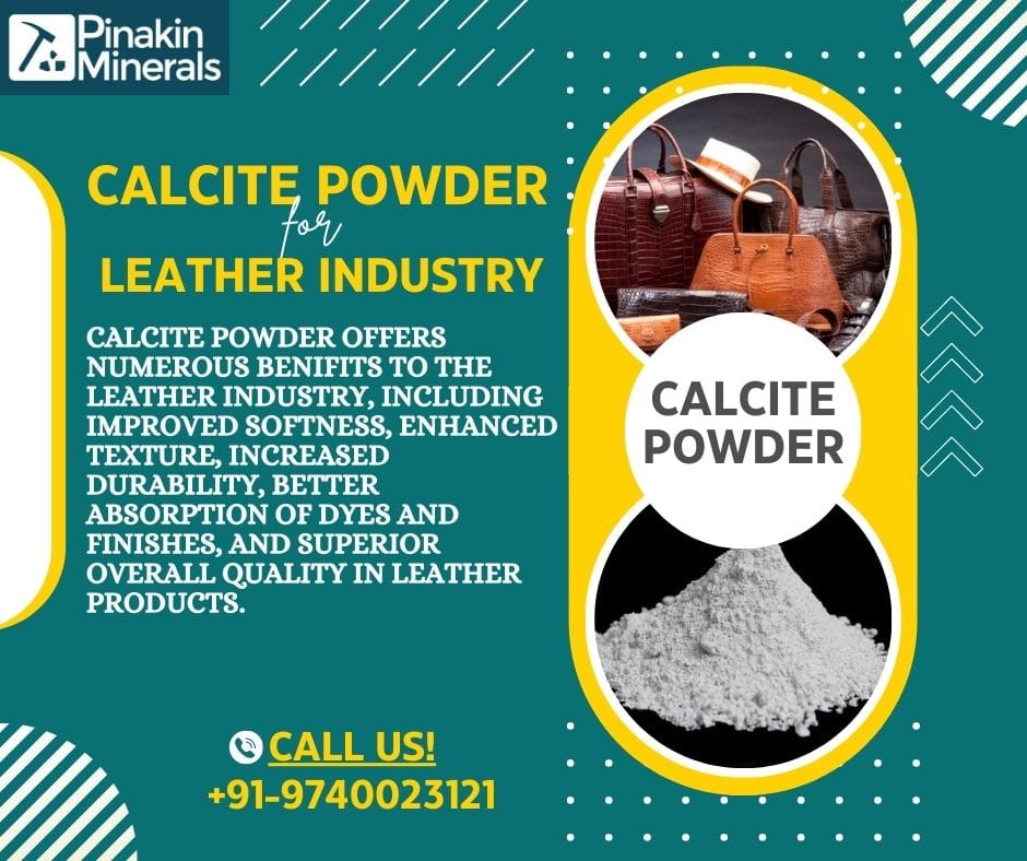 Calcite Powder For Leather Industry