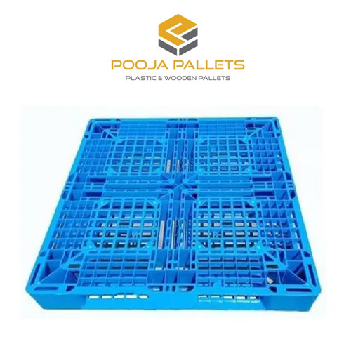 1100X1100X150Mm Hdpe Plastic Pallet Export Quality - Color: Blue