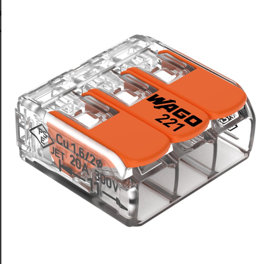 Splicing connector with levers 221-413 