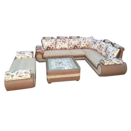 7 Seater L Shaped Sofa Set - Assembly: No Assembly Required