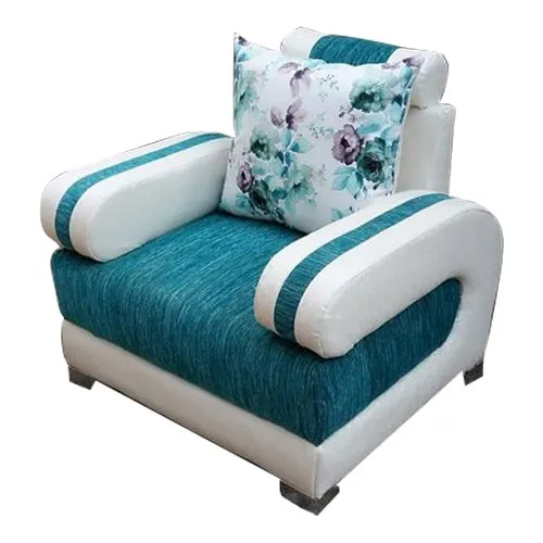 Cushion Back Single Seater Sofa - Assembly: No Assembly Required