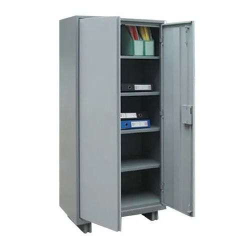 5 Shelves Mild Steel Office Almirah - Color: Grey