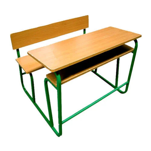 School Dual Desk Bench - Assembly: No Assembly Required