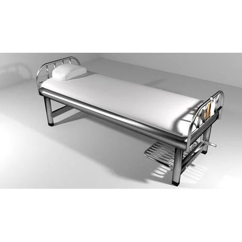 Ss Semi Fowler Bed - Color: Silver