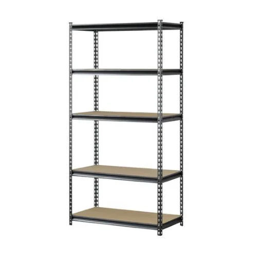 Iron Slotted Angle Rack - Color: Grey