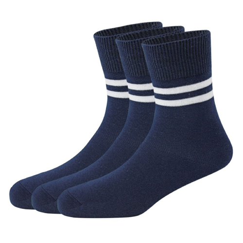 Jowin School Socks - Color: Navy Blue