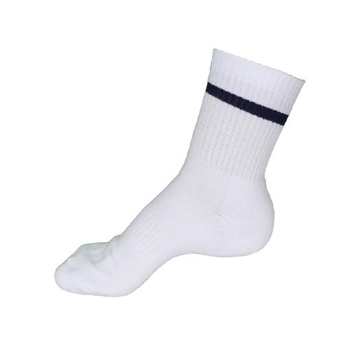 White Jowin Terry Socks - Elasticity: Middle