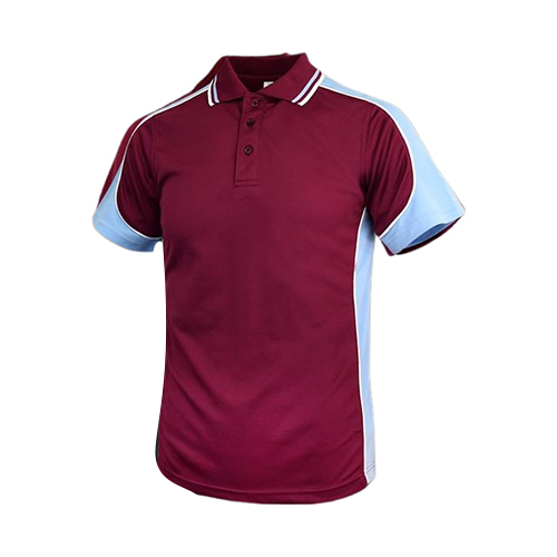 Mens Cotton Polo T-Shirt - Collar Type: V Neck