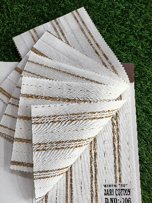 Zari Paper Cotton - Fabric Style: Dobby