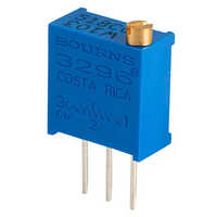 Multi Turn Trimmer Potentiometer - Metal, Different Size, Blue | -55 To +125â°c Operating Temperature, 10 Ohms To 2 Megohms Resistance, 640v Max Voltage, 103w Power, Warranty Included