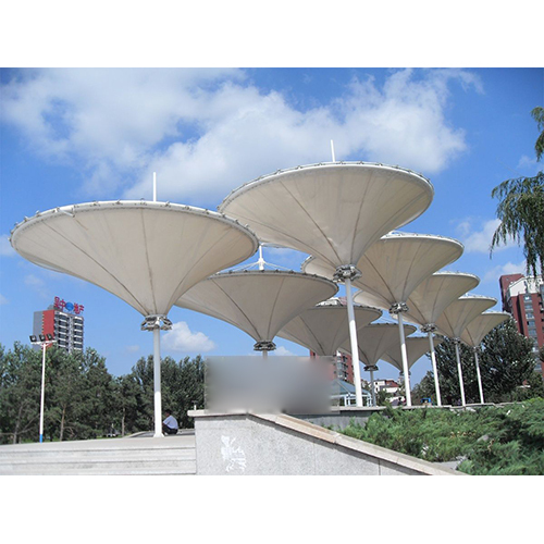 Inverted Tensile Structure - Steel Frame, Pu Insulation, Sandwich Panel Walls, White Finish