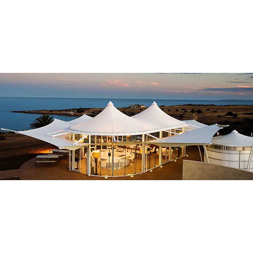 Outdoor Tensile Structure - Color: Multicolor