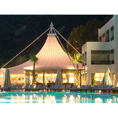 Outdoor Tensile Structure - Color: Multicolor