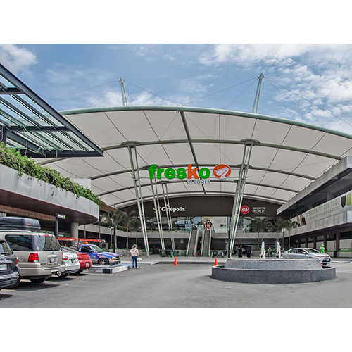 Outdoor Tensile Structure - Color: Multicolor