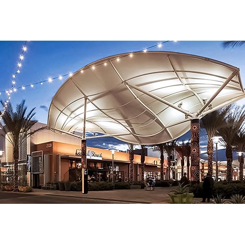 Outdoor Tensile Structure - Color: Multicolor