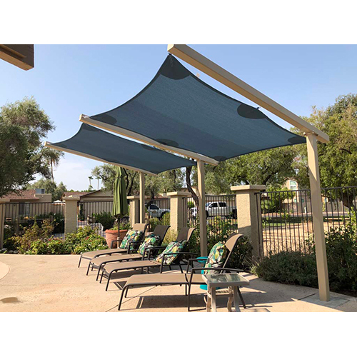 Sail Sheds Tensile Structure - Color: Multicolor