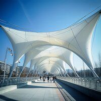 Walkway - Pathway Tensile Structure