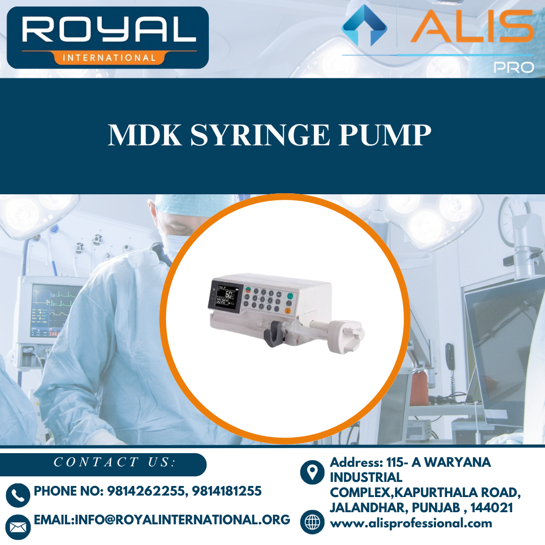 Mdk Syringe Pump