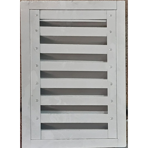 Weather Resistant Louvers - Color: Silver