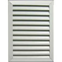 Metal Louvers - High-quality Aluminum, Customized Sizes, White Color | Wall Mount Installation For Superior Ventilation In Factories And Warehouses