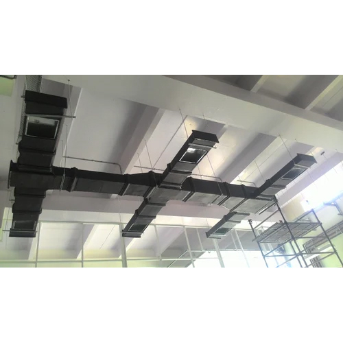 Air Duct With Insulation - Durable Aluminum, Customized Size, Sleek Black Color | Central Installation, Eco-Friendly Insulation for Industrial Ventilation