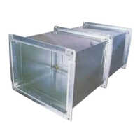 Prefabricated Air Duct - GI Material, Customized Size, Sleek Silver Finish | Wall Mount Design for Effective Ventilation in Factories & Warehouses