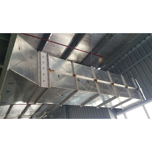 Air Ventilation Duct System - Color: Silver