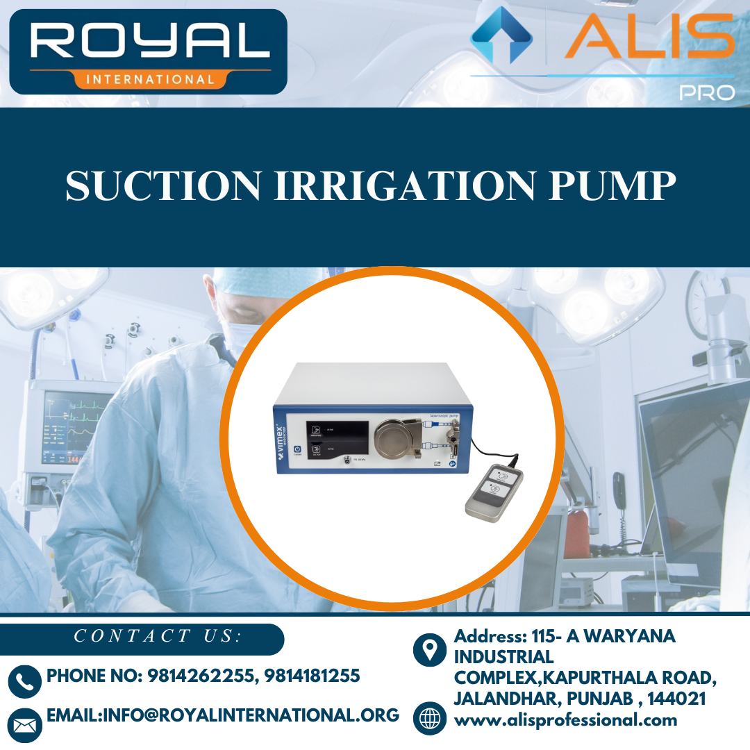 Suction Irrigation Pump - 230 Volt, Mild Steel & Stainless Steel, Automatic Operation , Easy To Use, Rust Proof, Sterilized Design