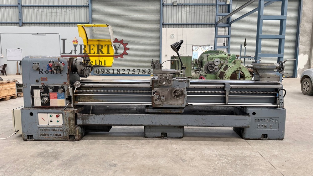 Antonio Anselmi Italy 2500 mm Gap Bed Lathe Machine