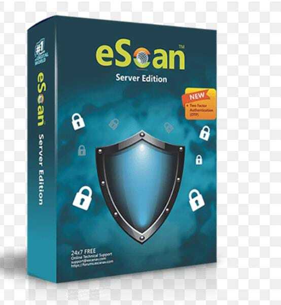कंप्यूटरों, लैपटॉप के लिए Escan सर्वर संस्करण