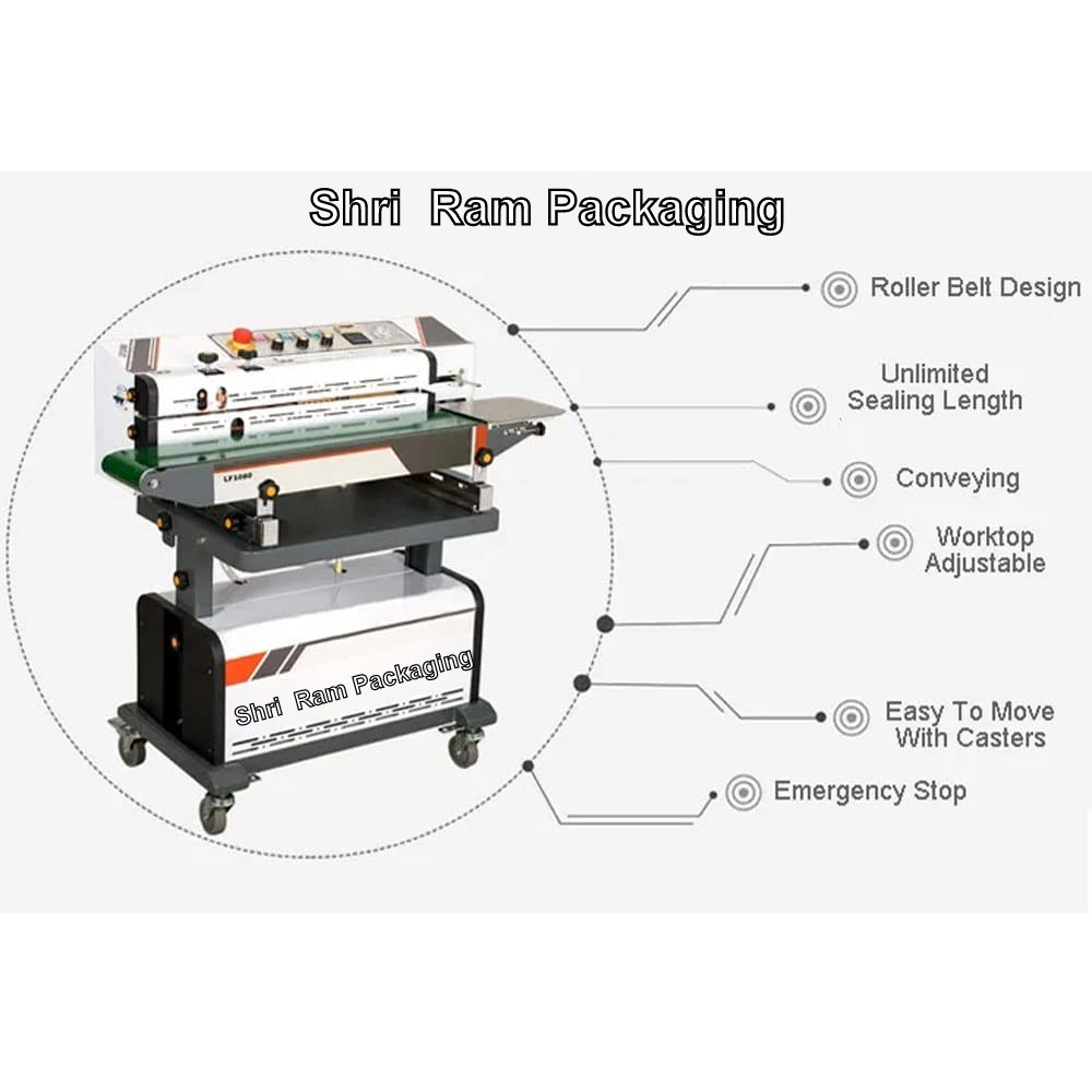 Vacuum Band Sealing Machine - Aluminum Alloy 220-440 Volt Black | High-speed Automatic Air Suction Date Printing Multifunctional Design