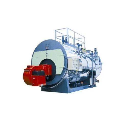 Horizontal Steam Boiler - Color: Blue