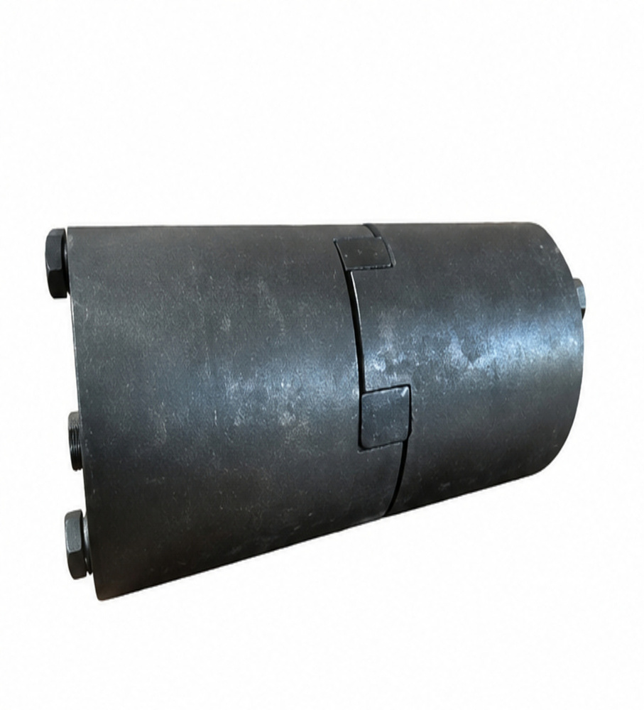Cast Iron RRL Star Coupling - 6 Inch Diameter, 5 cm Height, 10 cm Length , Round Shape, Gray Powder-Coated Finish, Hydraulic Pipe Usage