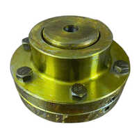 Mild Steel Full Gear Coupling - Color: Golden