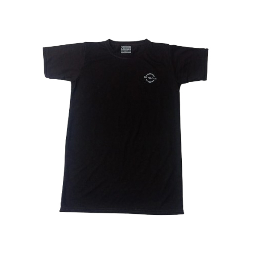 Mens Black Color Round Neck T Shirt