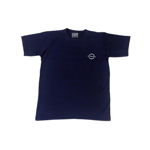 Mens Blue Color Round Neck T Shirt