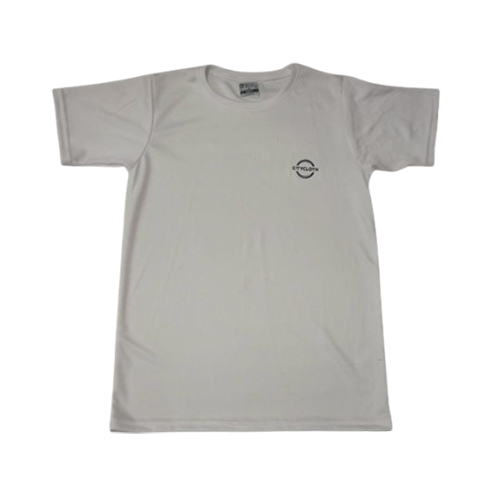 Mens White Color Round Neck T Shirt