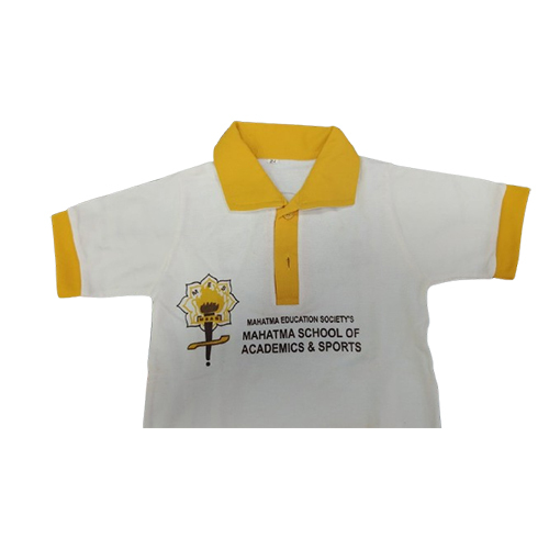 Half Sleeve Cotton School T-Shirt